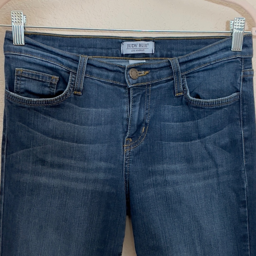 Judy Blue Jeans Skinny Fit Women's 7 /‎ 28 Blue Denim Style 8390 Made In USA